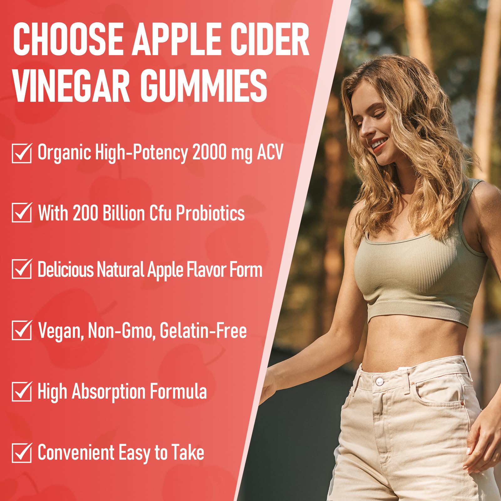 Bestwekk ACV Gummies hand pouring gummies demonstrates convenient daily dose.