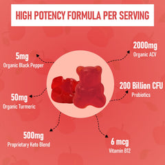 Bestwekk Keto-support blend ACV gummies for keto-friendly routine.