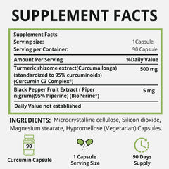 BETACELL Turmeric Curcumin label detail showing organic ingredients and bioavailability notes.