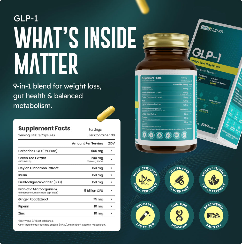 BetaNatura GLP-1 Activate packaging design and lifestyle-friendly look