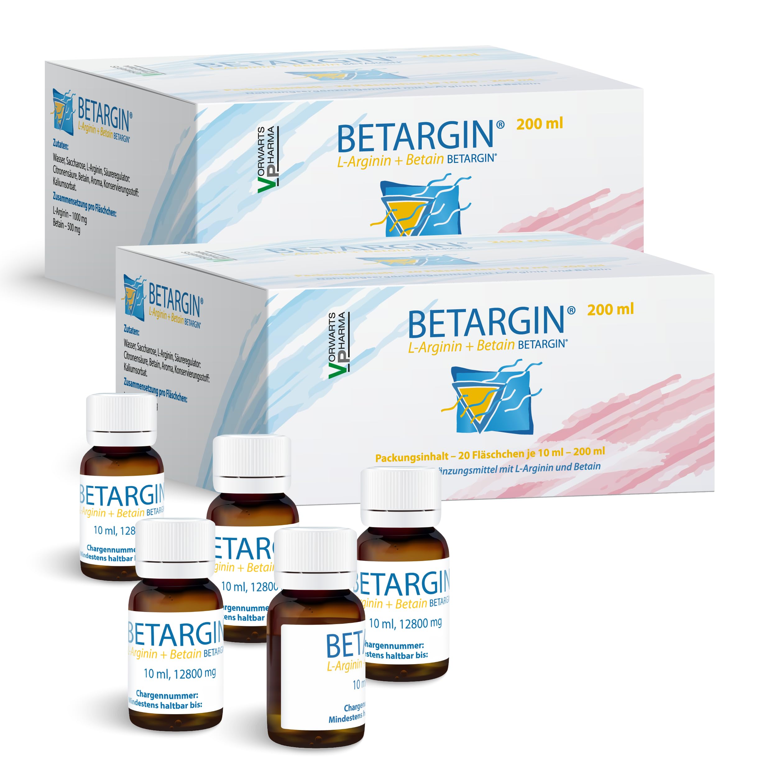 Betargin bottle label highlighting vegan liver support.