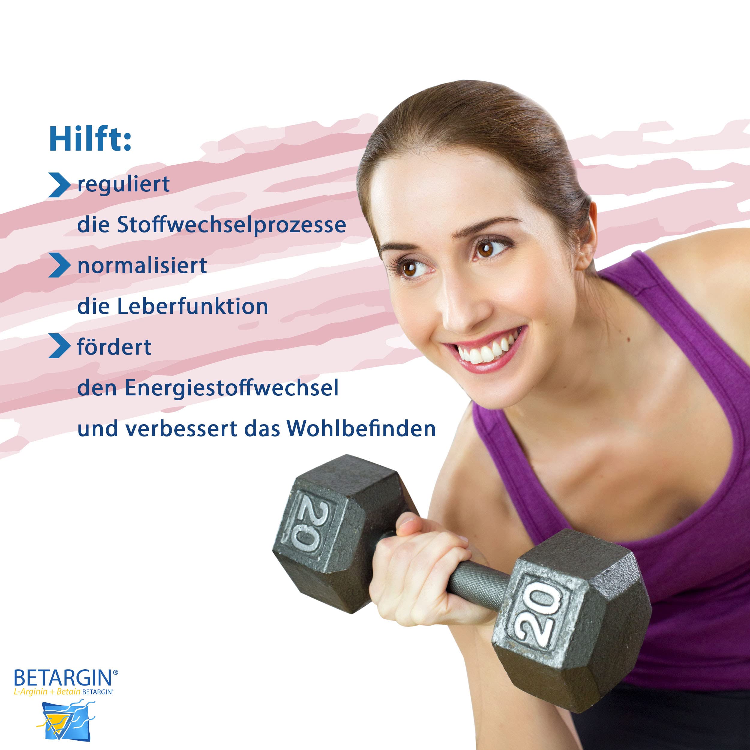 Betargin Liver Cleanse ingredients panel showcases arginine and betaine benefits.