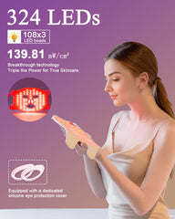 BETNEP 3-wavelength LED beads close-up showcases diverse light therapy options.