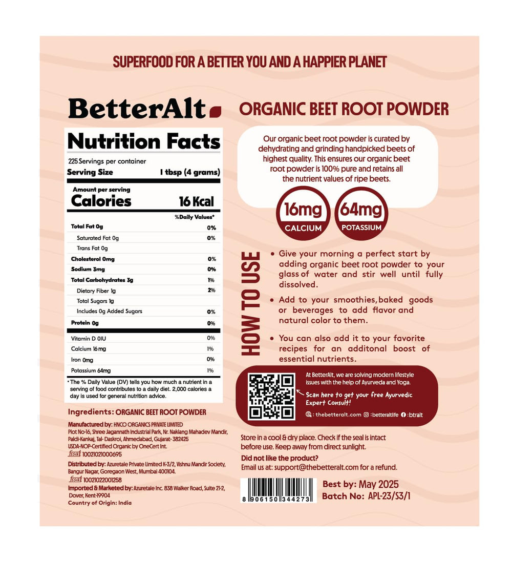 Better Alt beet root powder recipe ideas featuring fruit juice and yogurt.