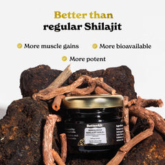 Better Alt Safed Musli root showing strength and endurance potential.