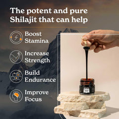 Better Alt Shilajit resin dissolves in water for easy daily ritual
