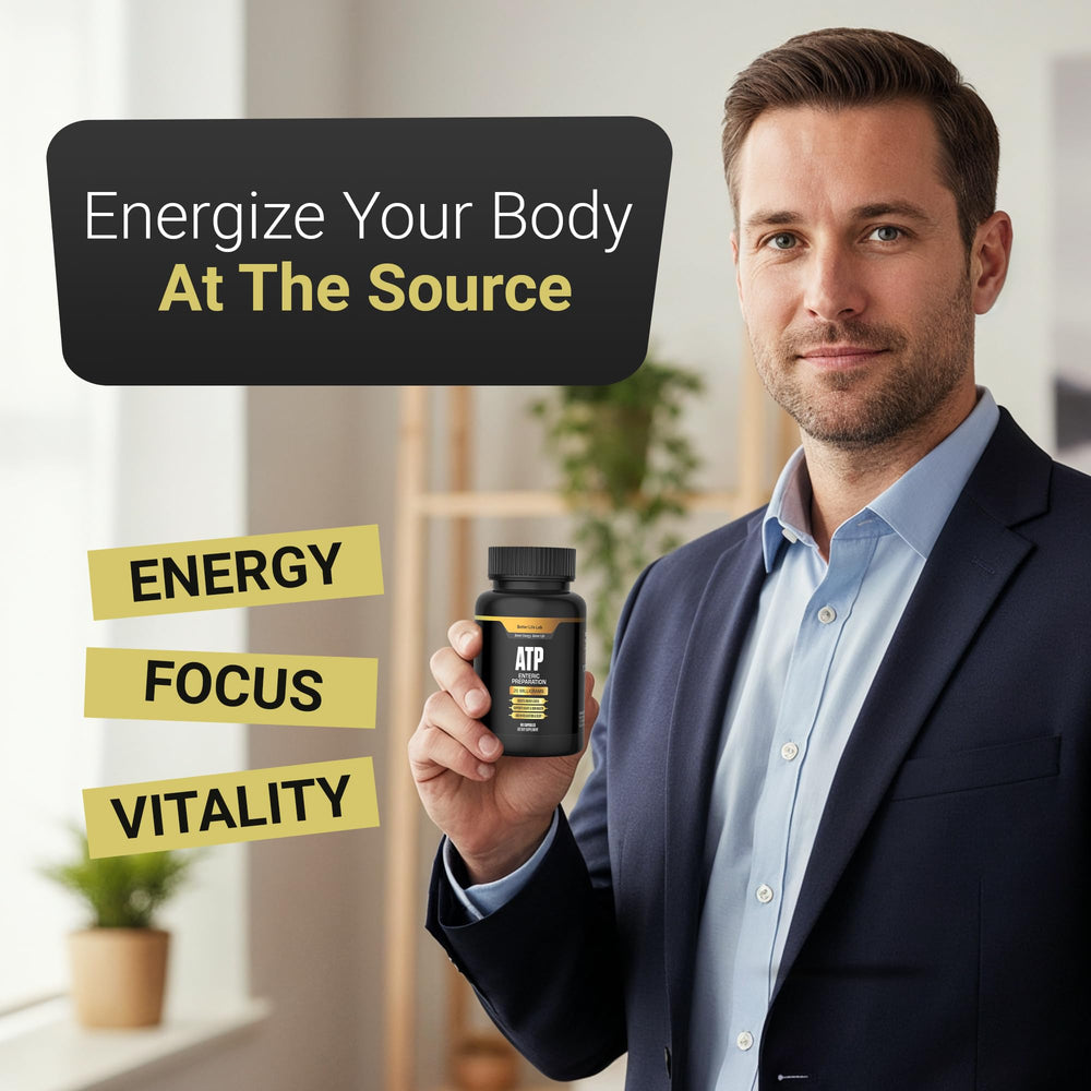 BETTER LIFE LAB ATP in-use during workday, supports focus.