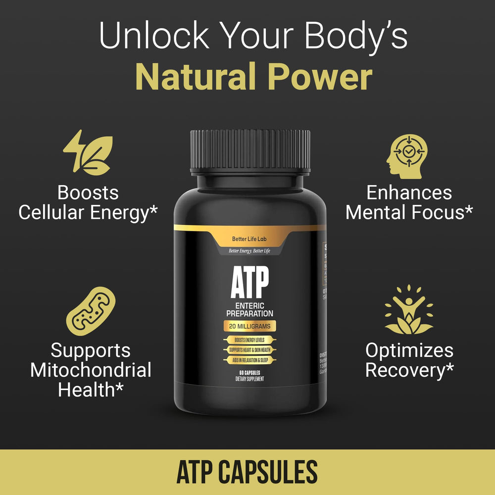 BETTER LIFE LAB ATP on shelf, ready for mindful, active living.
