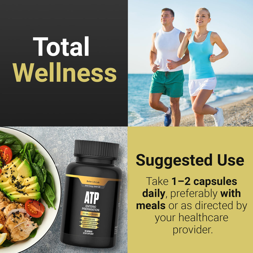 BETTER LIFE LAB ATP during workout, promotes sustained energy.