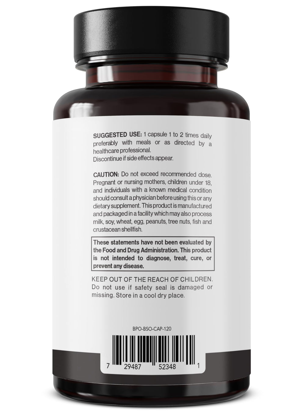 BETTER PLACE ORGANICS Nigella Sativa capsules in hand for skin and hair routine.