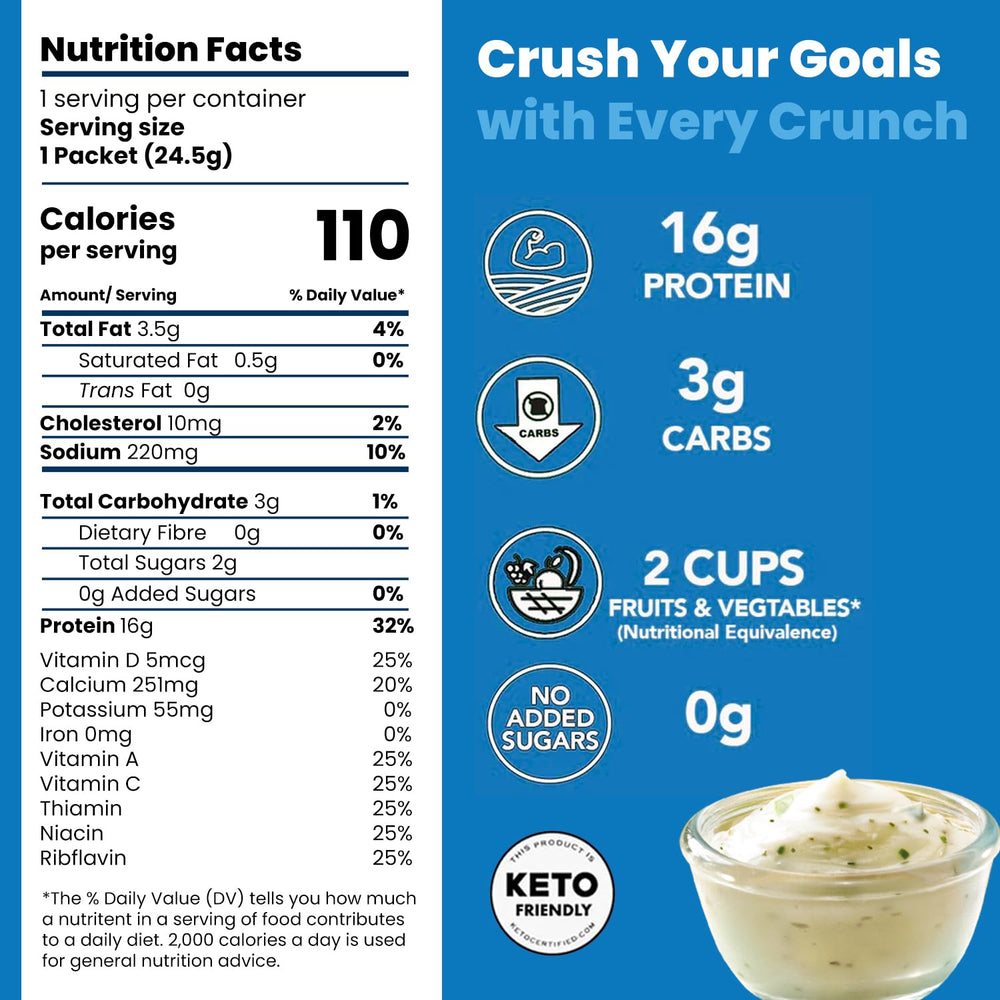 Better Than Good Keto Ranch puffs with crispy texture and ranch flavor