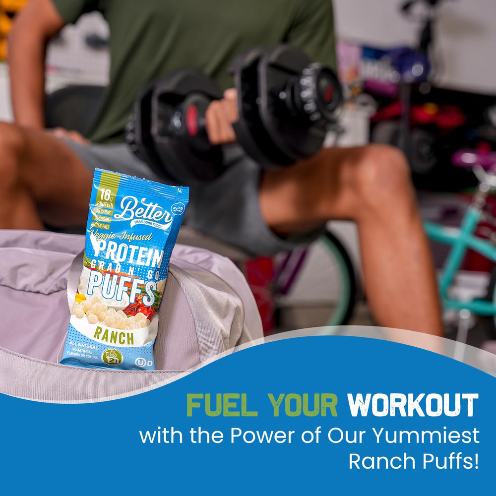 Better Than Good Keto Ranch puffs pack of 12 bags