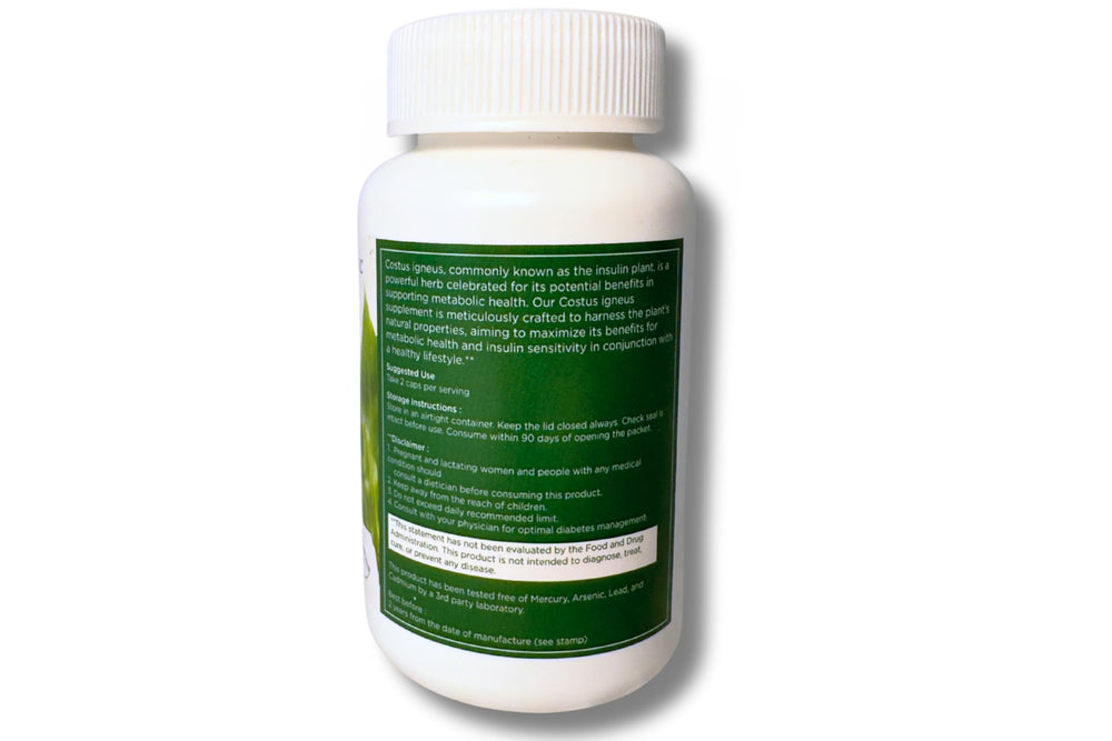 Better Vedic Costus Leaf capsules Ayurveda-inspired packaging for easy routine