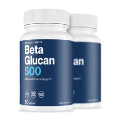 Better Way Health Beta Glucan 500 bottle for daily immune support.