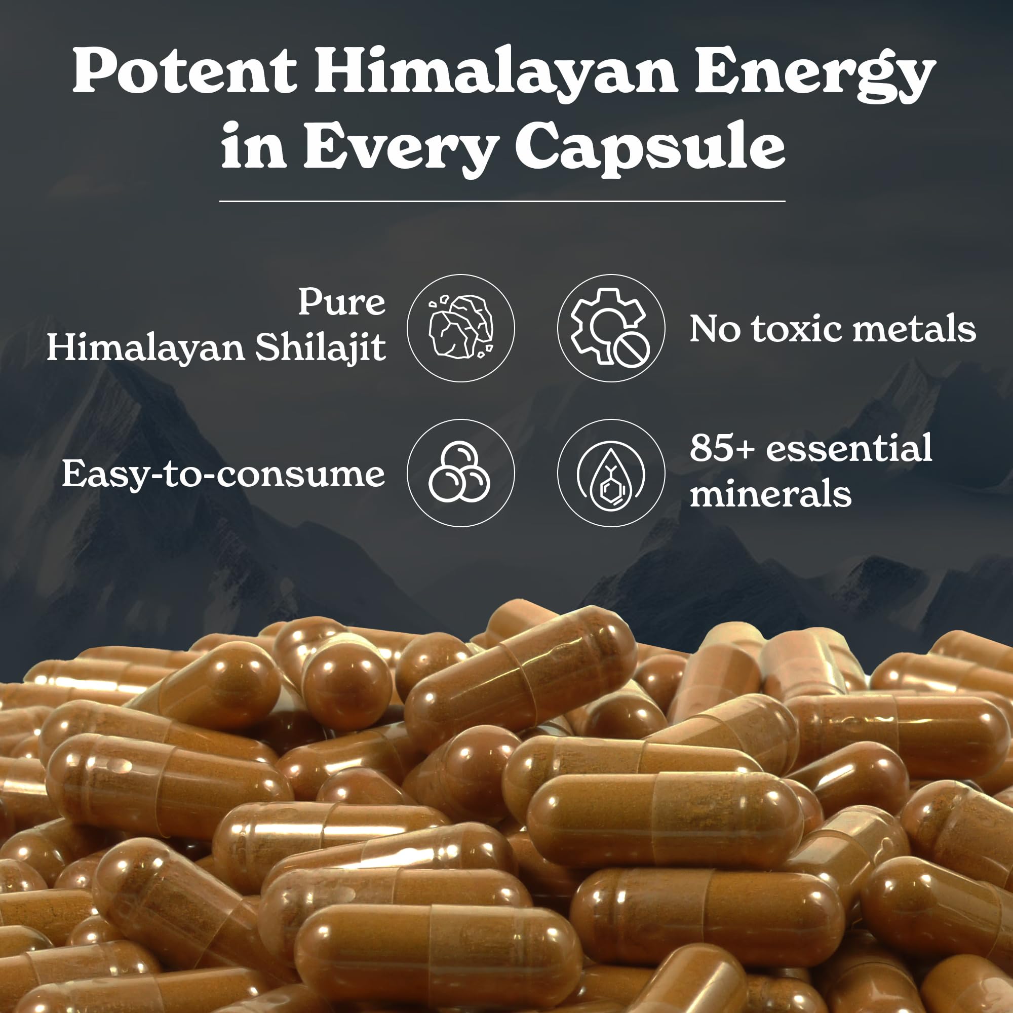 Better Alt Shilajit capsules amber bottle close-up for reliable daily use.