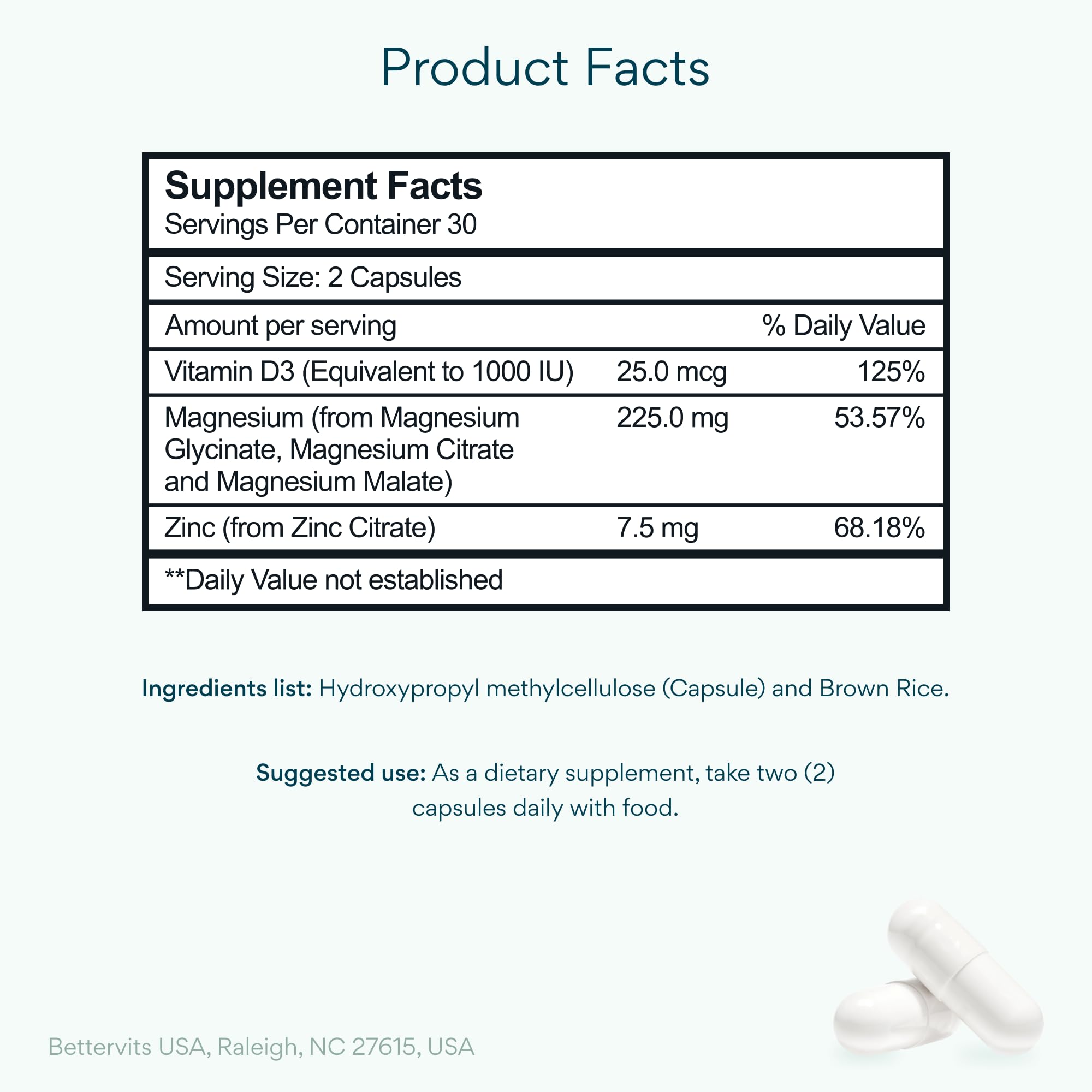 Bettervits capsules closeup shows smooth, easily tolerated formulation.
