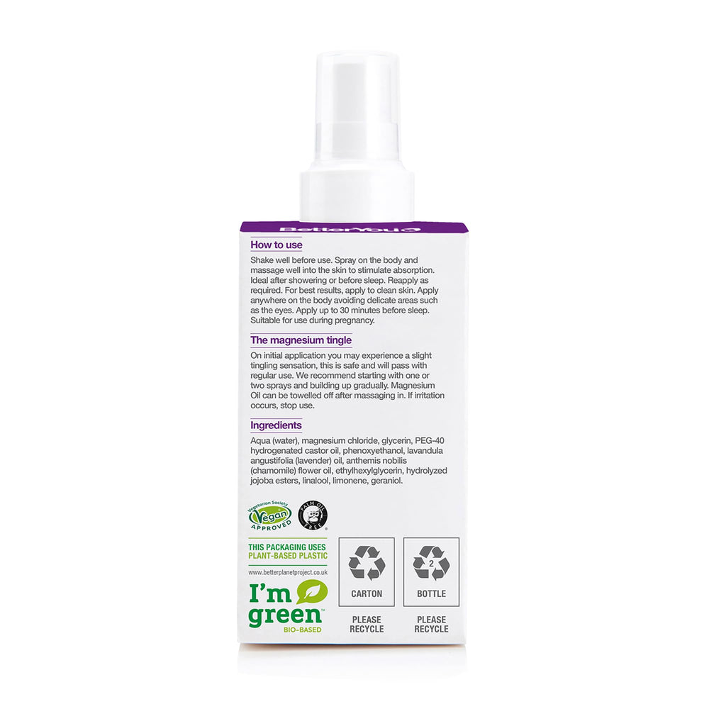 BetterYou dermatology-tested label supports suitability for most skin types.