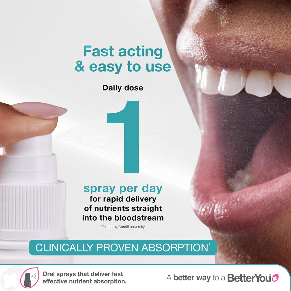 BetterYou DLux4000 peppermint flavour offers refreshing taste