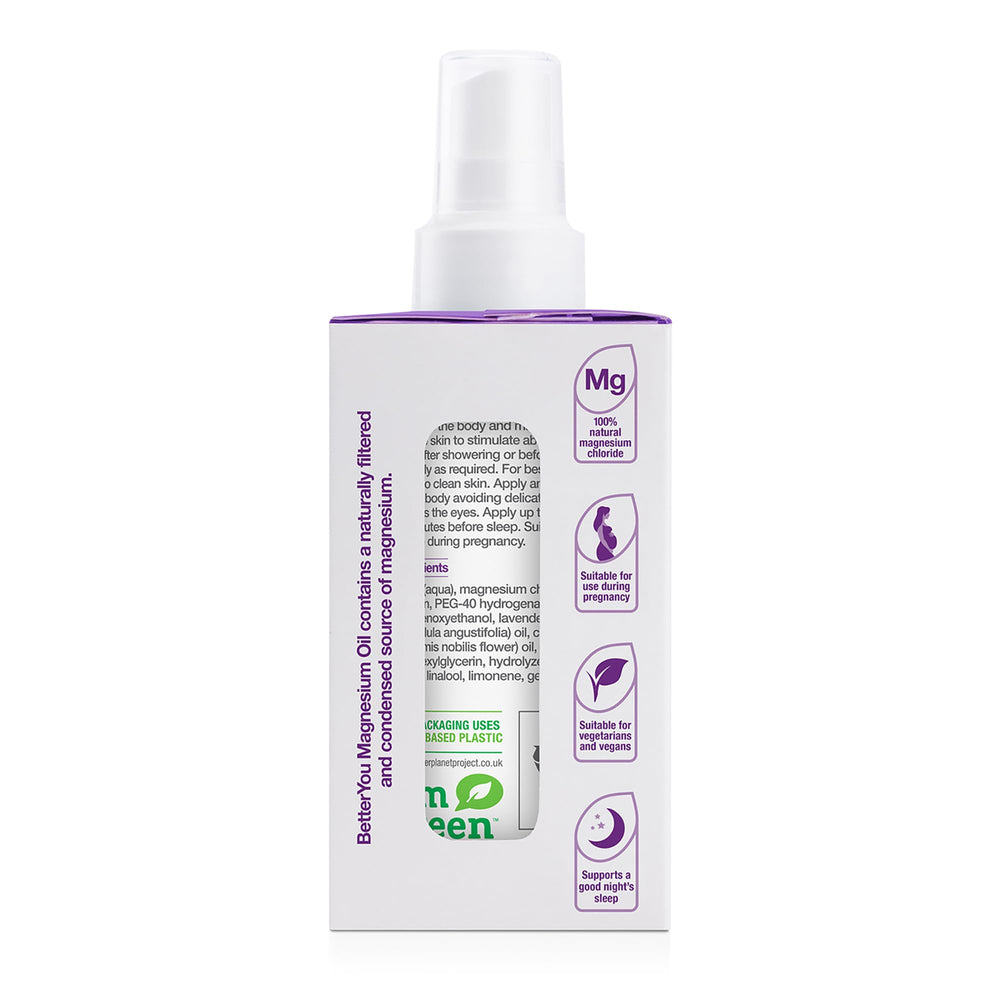 BetterYou lavender-chamomile blend ready to enhance evening relaxation.