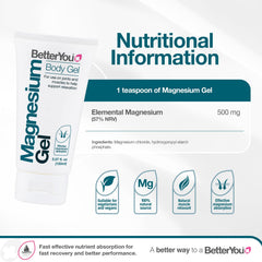 Hands massaging BetterYou Magnesium Gel after activity for relaxation.