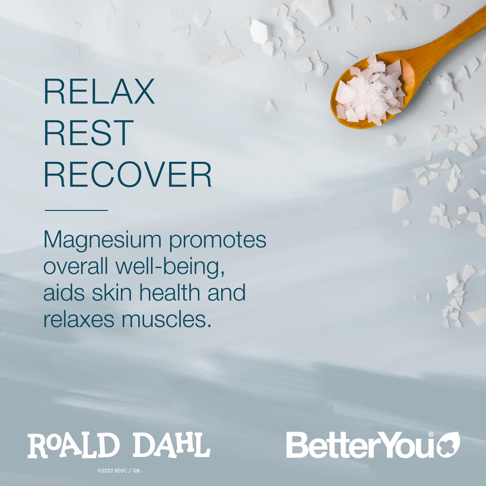 BetterYou Magnesium Sleep Body Lotion near pillow evokes bedtime calm
