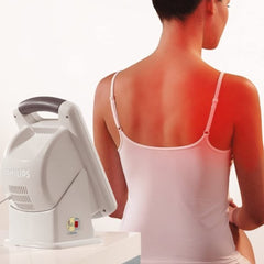 Beurer IL50 adjustable angle for focused heat on tense areas.