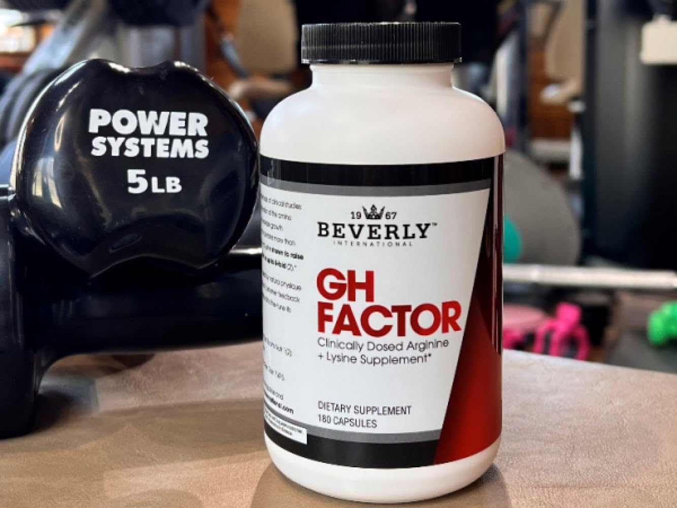 GH Factor during workout illustration shows potential pumps