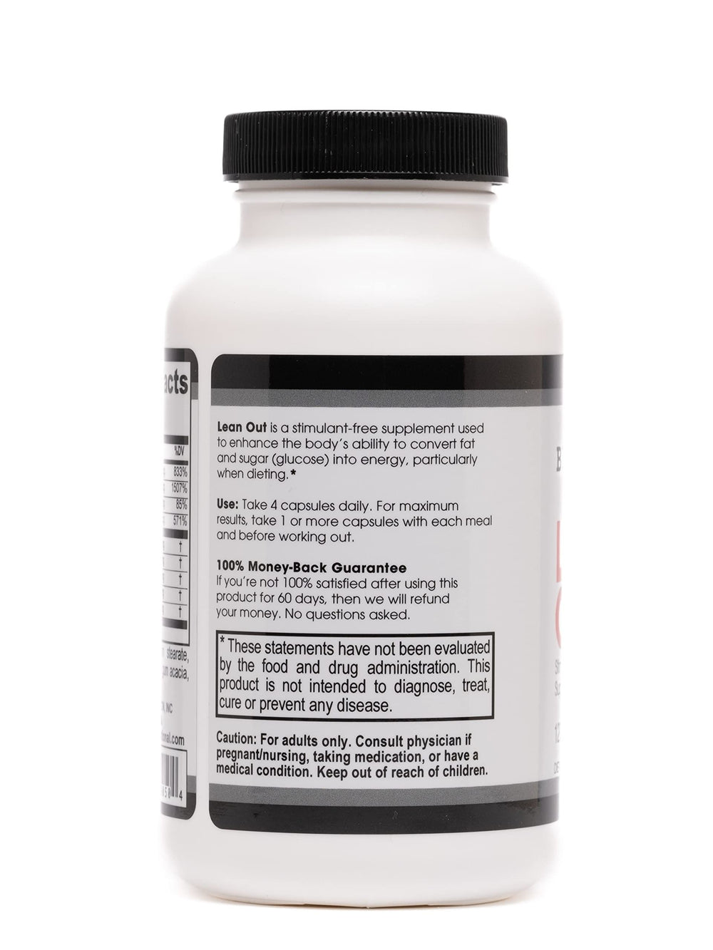 Lean Out capsules closeup highlighting lipotropic blends