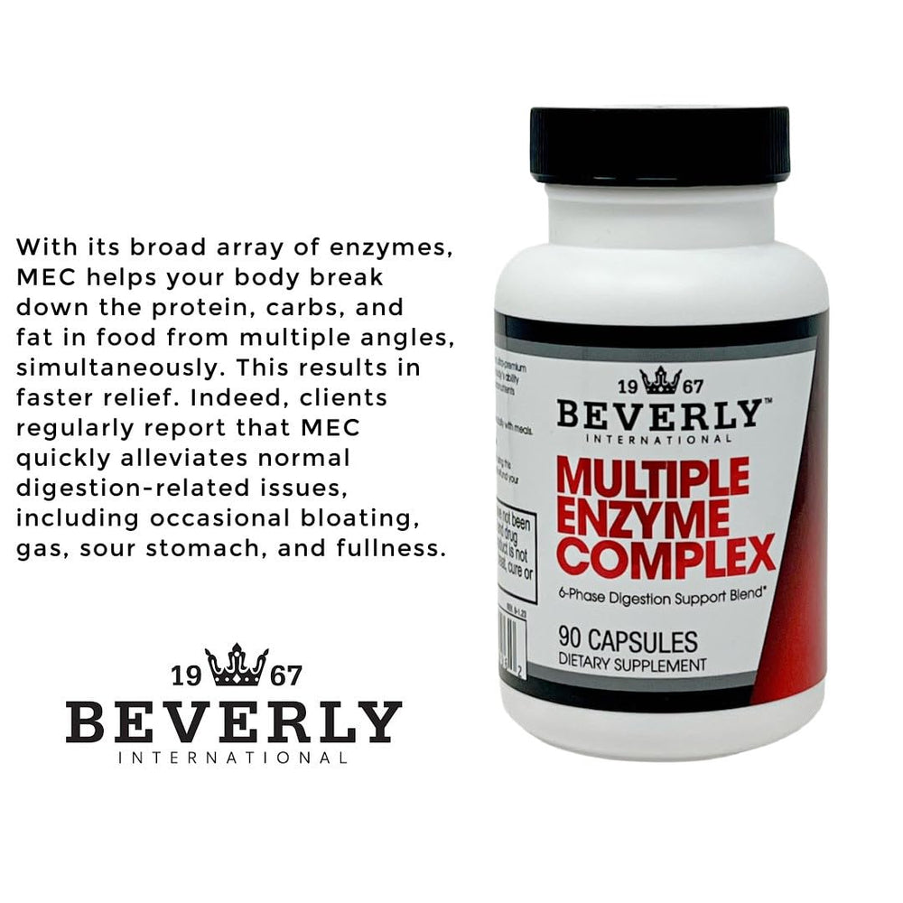 Bottle pour of MEC showing easy daily enzyme supplementation.