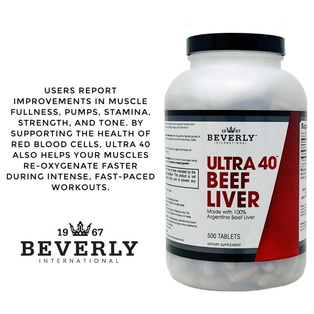 Athlete with Ultra-40 tablets during post-workout routine.