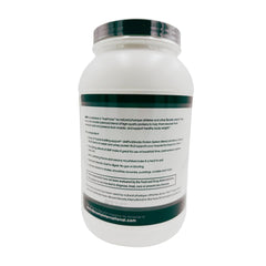 Powder poured into liquid showing smooth shake with UMP Cookies & Cream.