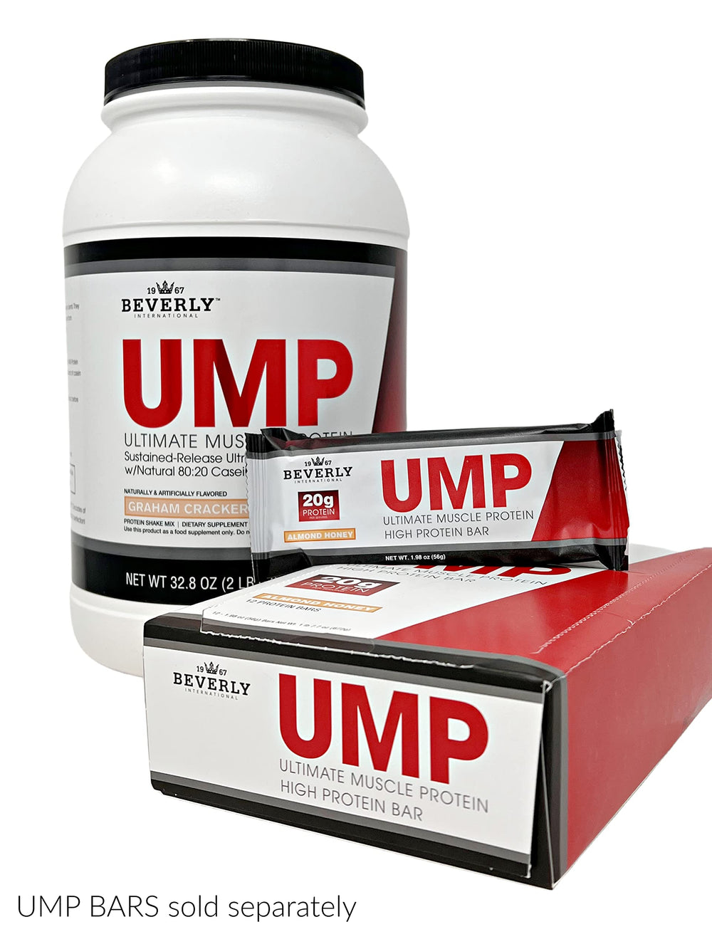 UMP protein powder scoop showing serving size for convenient meal replacement