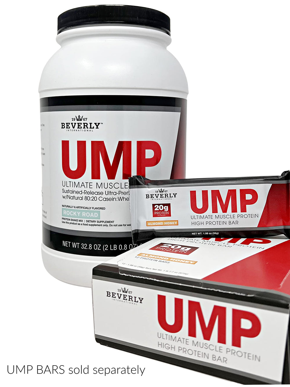 UMP Rocky Road scoop measures a precise serving for lean muscle support.