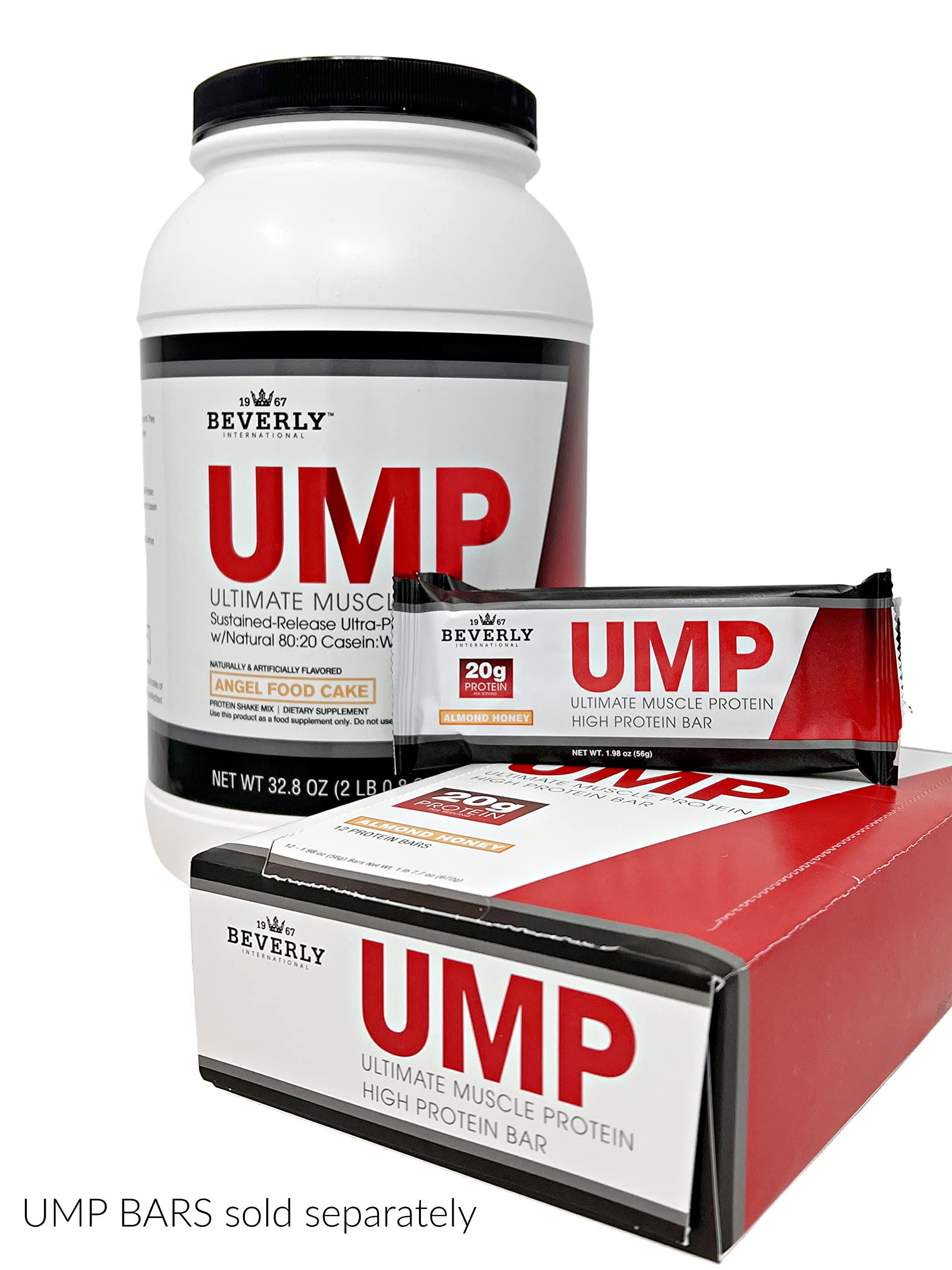 UMP powder scoop measures protein for post-workout recovery