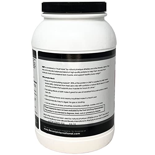 UMP Vanilla powder for post-workout shakes with quick mixability.