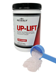 Beverly International Up-Lift bottle pouring for caffeine-free workout energy
