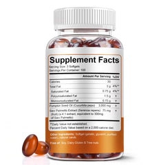BEWORD softgels poured on white surface, illustrating daily intake option.