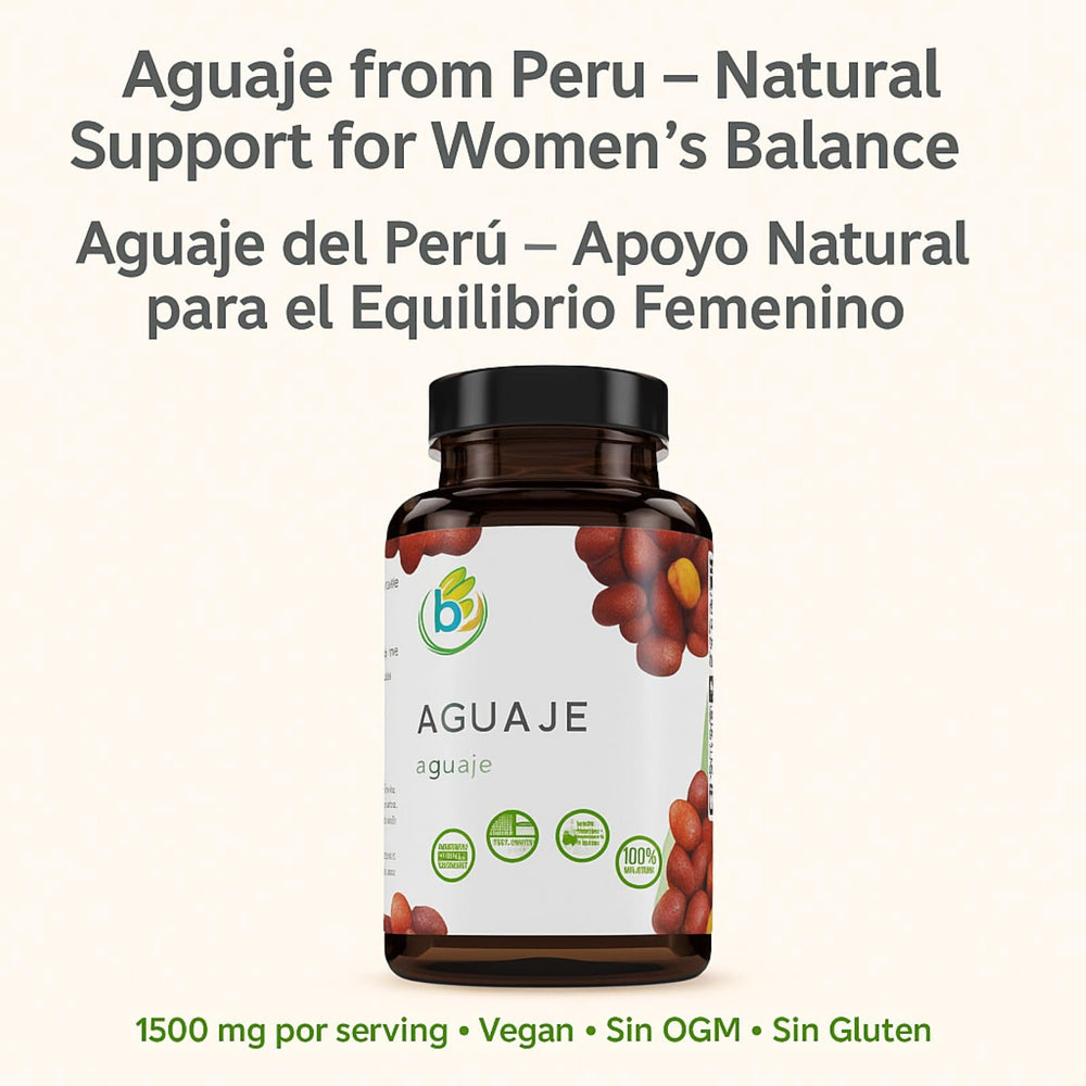 Authentic, clean packaging for B-Experts Aguaje product