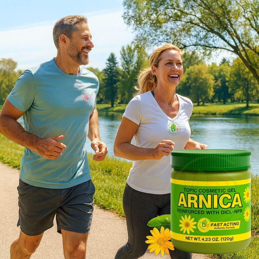 B-Experts Arnica 100 percent Natural Vegan Non-GMO formula.