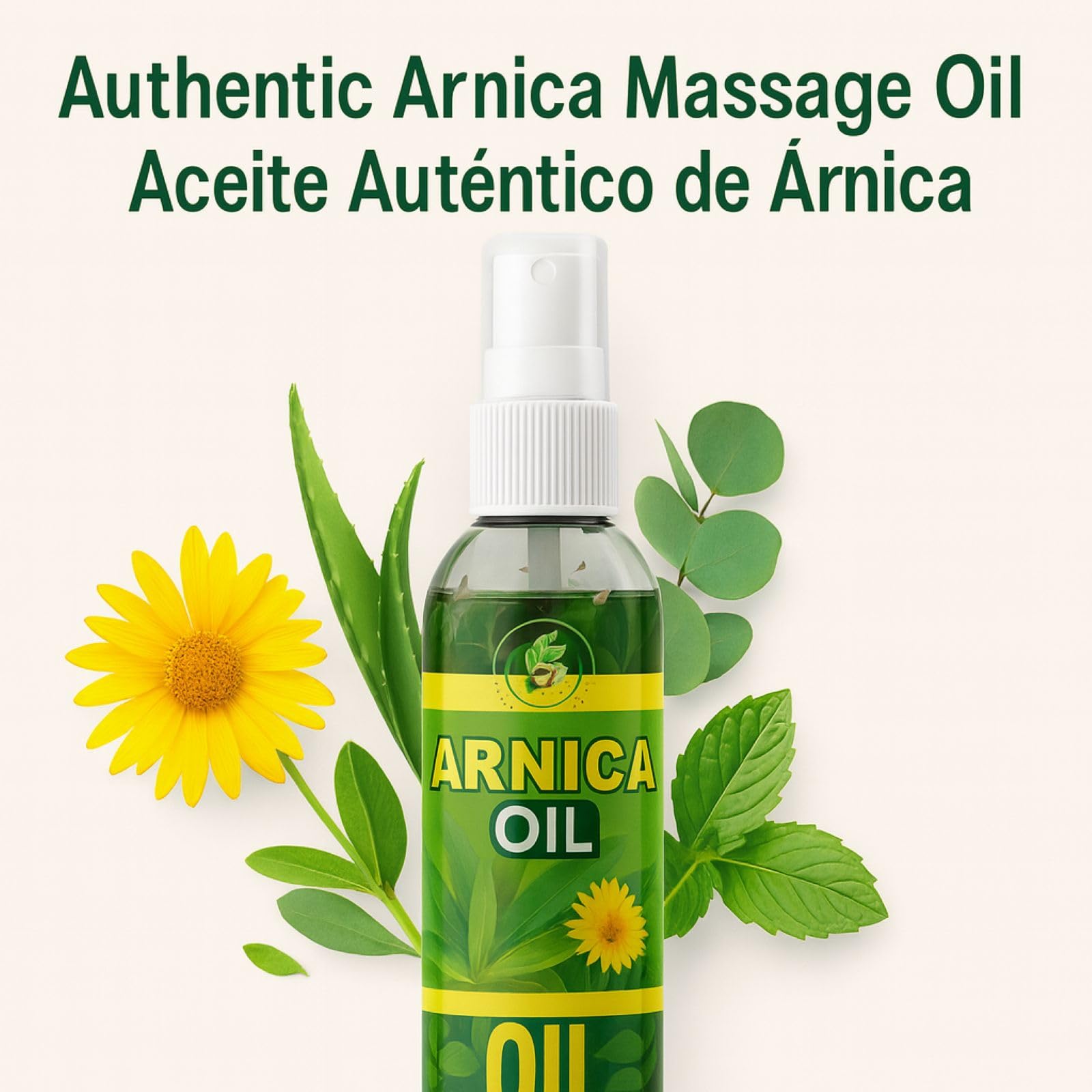 BEXPERTSUSA Arnica oil offers herbal aroma for calming relaxation during massage.