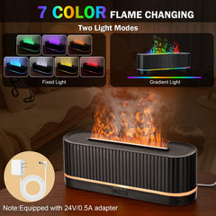 Beyn diffuser flame mode visuals add calming atmosphere