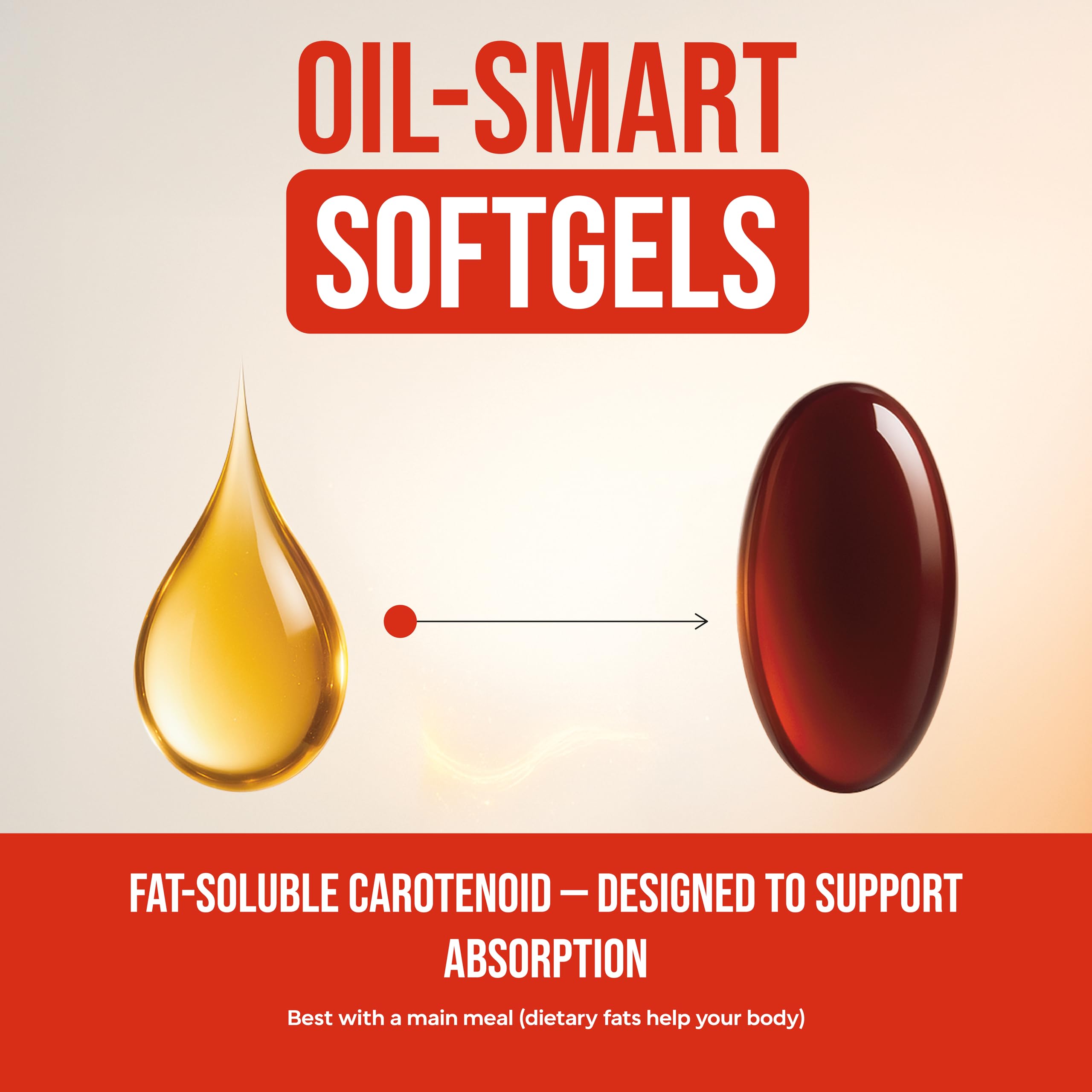 BEYOND LONGEVITY Astaxanthin non-GMO and gluten-free label on packaging