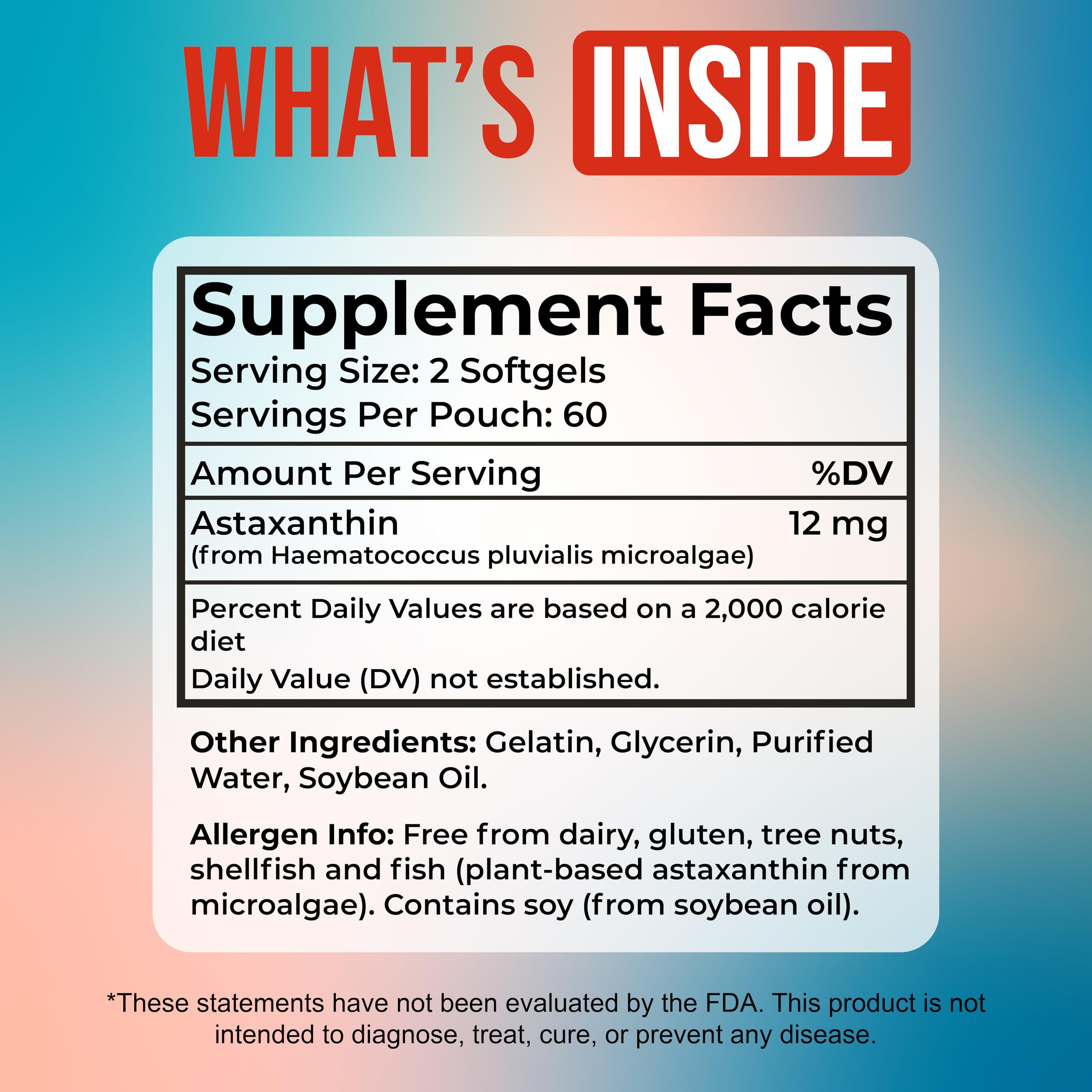 Closeup of BEYOND LONGEVITY Astaxanthin softgels highlighting oil-based absorption benefits