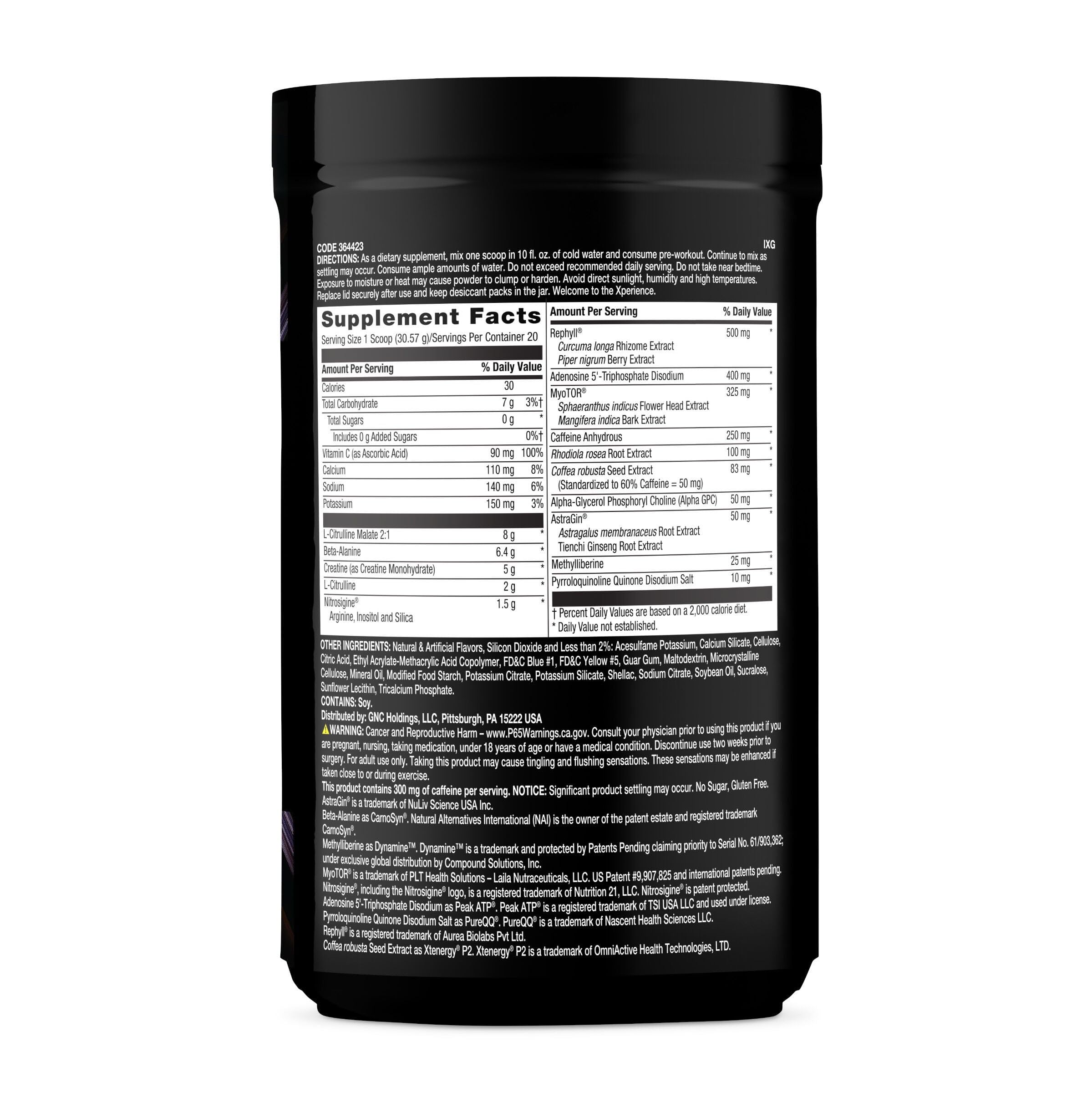 Beyond Raw Concept X creatine matrix highlights strength support during lifts.