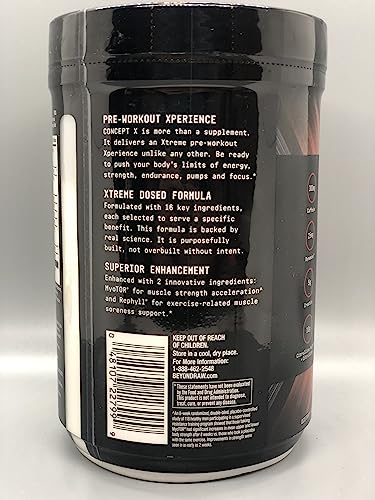 Beyond Raw Concept X energy boost front and center for longer gym sessions.