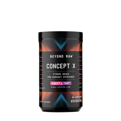 Beyond Raw Concept X tub front, ready for high-energy workouts and prep.