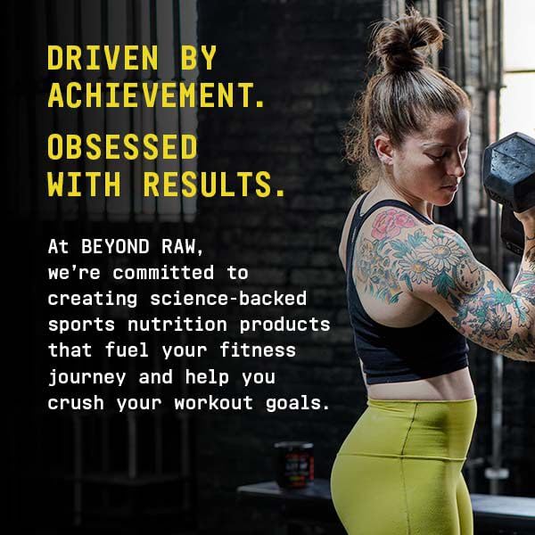 BEYOND RAW Creatine HCl powder ready for pre-workout ritual
