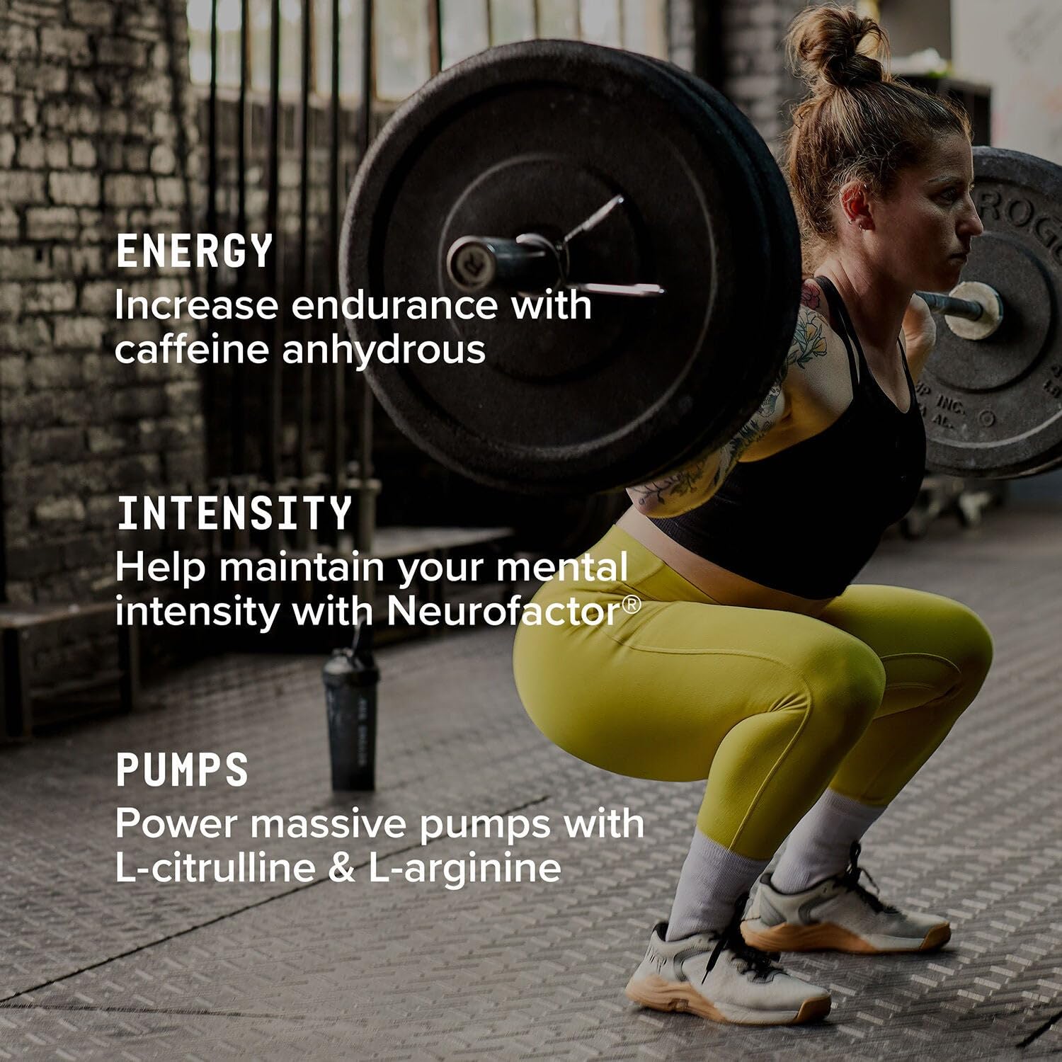 Ready-to-drink BEYOND RAW LIT On-The-Go can in hand for workouts