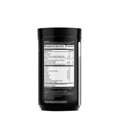 Beyond Raw Precision Amino scoop beside glass for quick hydration