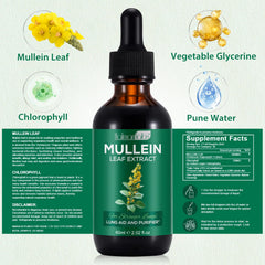 Close-up of Beyxdu Mullein Drops under tongue for convenient dosing